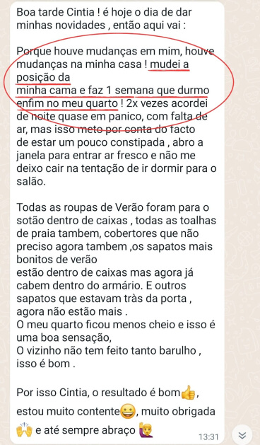 1 Não dormia no quarto por sensação ruim agora está dormindo