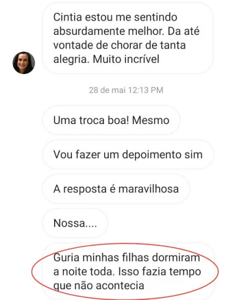 6 As filhas dormiram a noite toda e fazia tempo que não acontecia