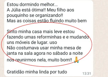 8 Casa mais leve, não usava a sala de jantar e hj usa